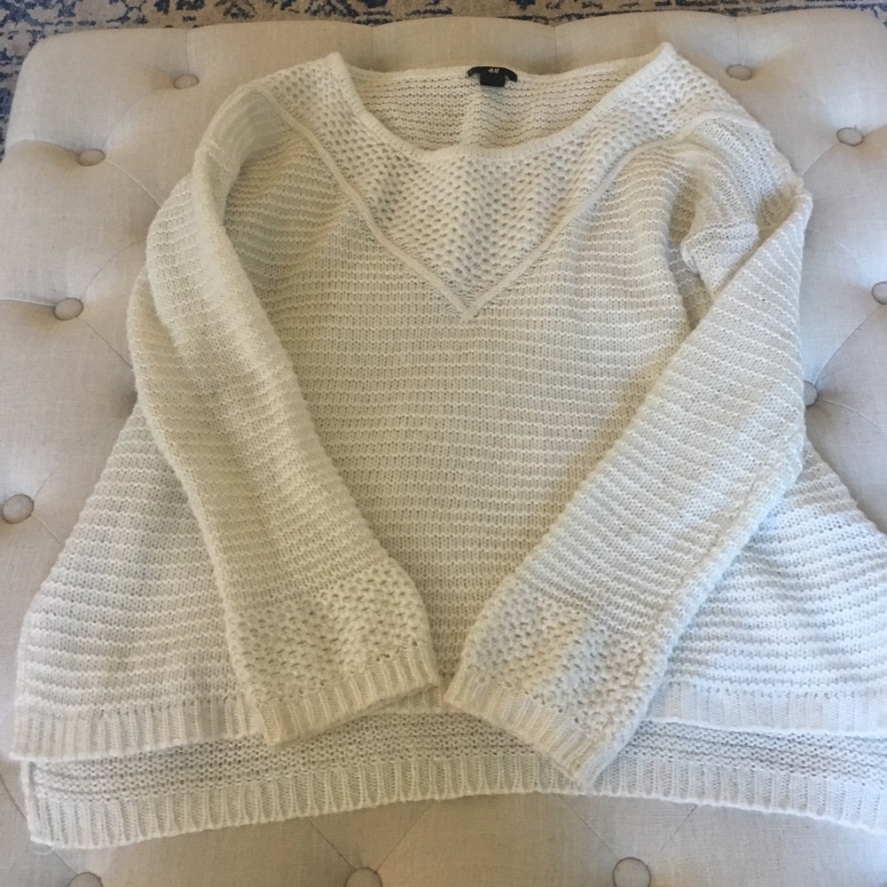 Cream H&M Cozy Sweater